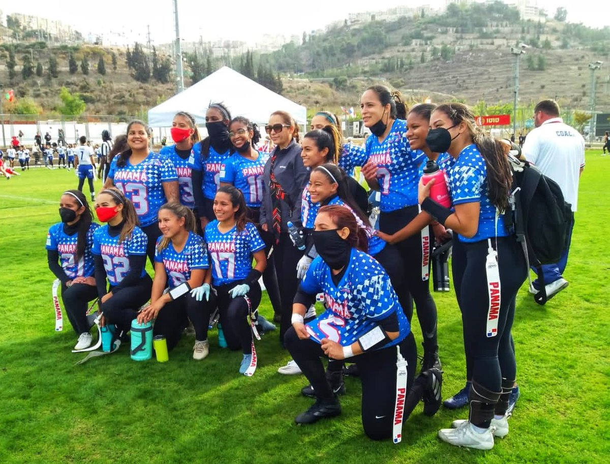 cciapi_pty_il's tweet photo. Dos victorias femeninas de Panamà en el primer dìa del campeonato mundial de Flagfootball wue tiene lugar en Israel. Embajada de Panamà presente en los encuentros en Jerusalèn. Esta tarde el segundo encuentro de los muchachos que ya ganaron su primer compromiso https://t.co/0X6KzWr44O