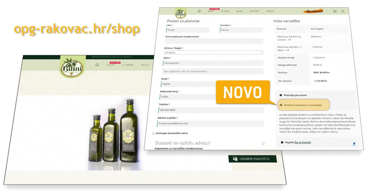 BiliniEvoo's tweet photo. U #Bilini web shopu smo omogućili mogućnost plaćanja direktnom bankovnom transakcijom. Od sada više ne morate snositi dodatan trošak za uslugu plaćanja pouzećem. Podsjećamo i na Bilini program vjernosti: kreirajte svoj korisnički račun na našoj stranici https://t.co/LznNp7zjxP💰 https://t.co/vPNQXuCaqK