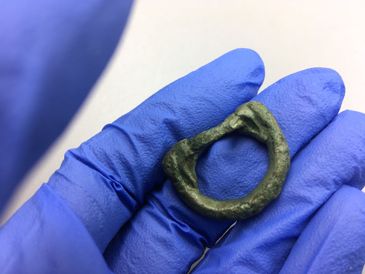 aocarchaeology's tweet photo. Day 10 of #AOCAdCal: you might be able to make out the dragons' heads 🐲 adorning this medieval swivel. It's all cleaned up ✨ and ready for display in Perth's new museum. You'll find more info over on the blog: https://t.co/nJj3Dkj6Rd @culturepandk @CPKMuseums @MuseumsGalScot https://t.co/A8dXdgjnB9
