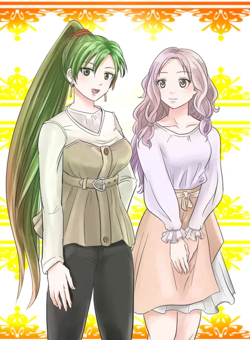オフの服装りんふろ 
