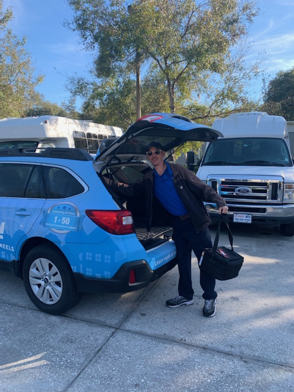 MealsEtcOrg's tweet photo. Thanks to Dave - @SubaruNorthOrlando who came out Friday morning o deliver meals as part of the 2021 Subaru Share the Love Event. We appreciate our partnership with our local Subaru folks and enjoyed having Dave help us out.  
#ShareTheLove #MealsonWheels #seniors https://t.co/4pI2vjvRvN