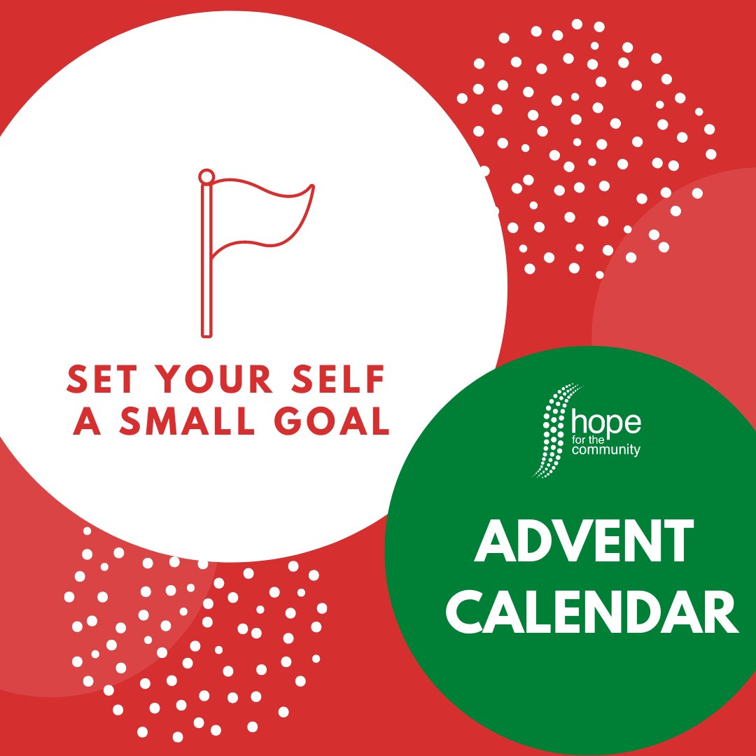 HOPE4TC's tweet photo. What will your goal be today?
#LiveWellwithHope
#H4CAdventCalendar
#HopeAdventCalendar https://t.co/ZDPxdbpAdC