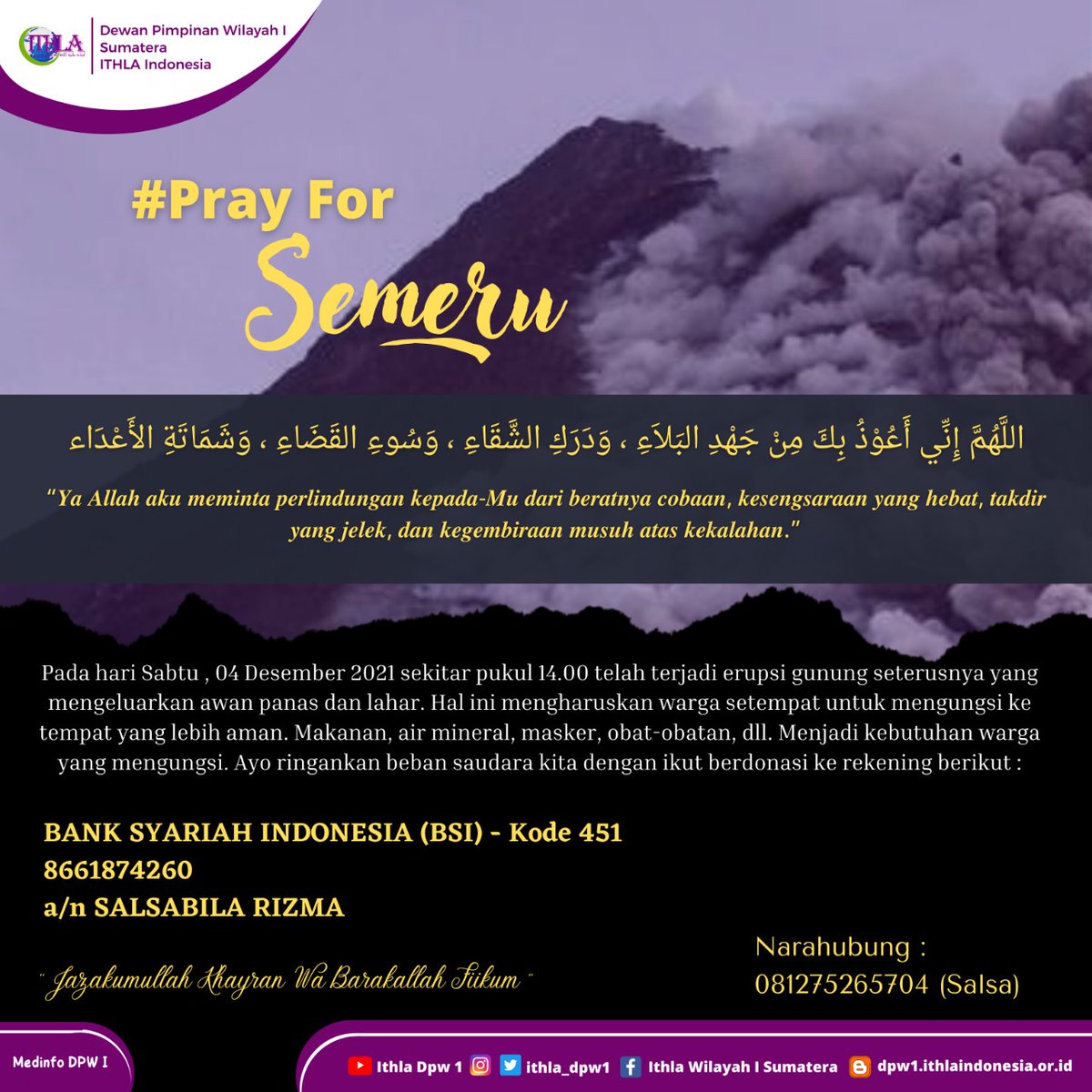 ithla_dpw1's tweet photo. https://t.co/BUv9v00oyl
#prayforsemeru
#Semeru 
#semeruerupsi 
#ithla https://t.co/7QIga4plD8