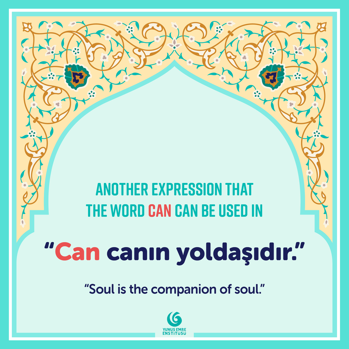 yeeamerika's tweet photo. 🇹🇷 ❝Can cümleden azizdir❞

🇺🇸 ❝The soul is more valuable than everybody❞

#MerhabaMonday #TurkishIdioms 
#NewLanguage #TurkishCulture https://t.co/jPf2XGW5IM