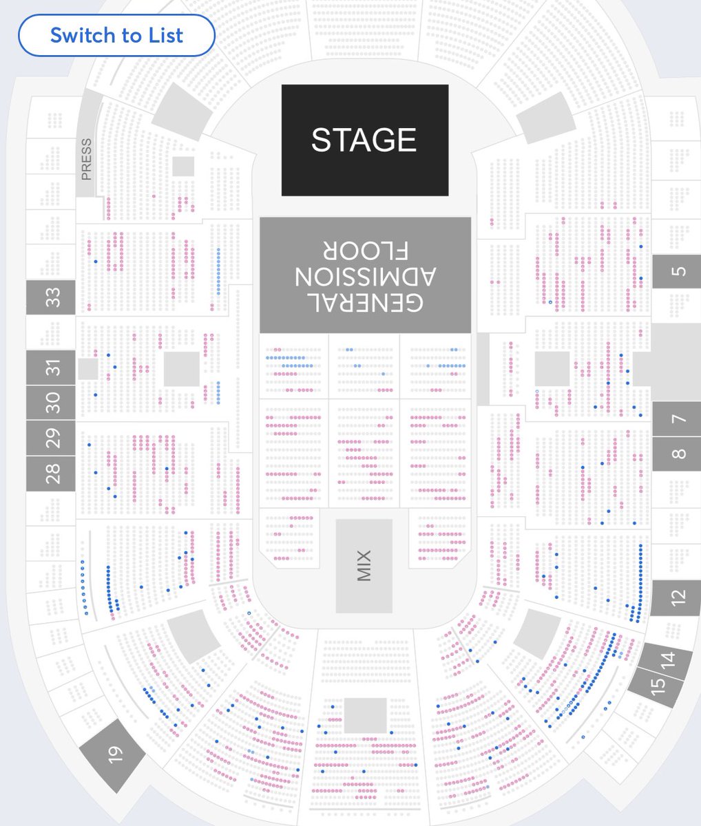 tylrbrmn's tweet photo. .@TicketmasterCA Why do you allow scalpers to buy out entire rows and sections and resell them at insane prices? This is ridiculous. All these verified resale pink seats aren’t from fans who bought tickets and can’t go - these are scalpers. @AvrilLavigne @grandson @MODSUN https://t.co/B8ZTPzTC5X