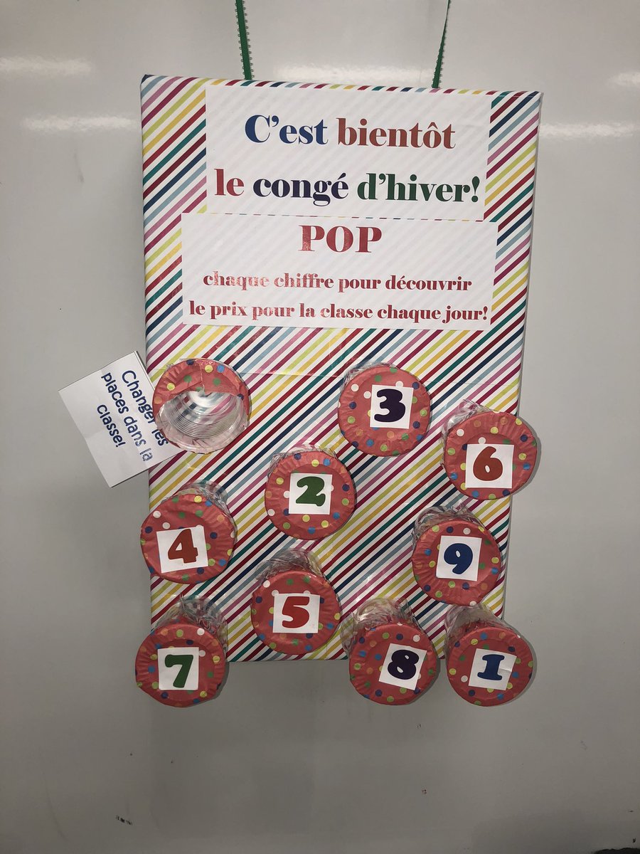 Counting down to the break with dix surprises! 🥳🥳🥳 We’ll POP one each day!