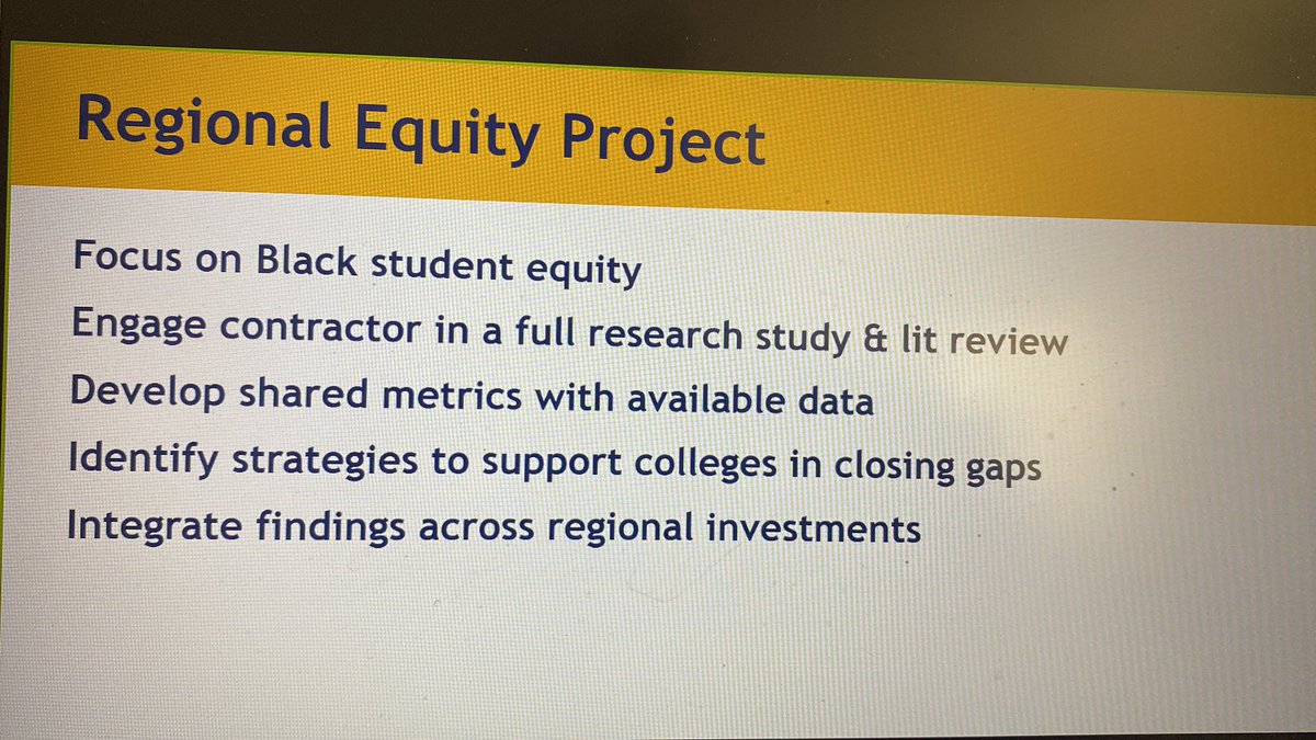 DrPamLuster's tweet photo. Early morning brings #SDICCCA together…The next time someone asks me how we’re using regional #StrongWorkforce funds…I’ll show this very meaningful slide deck…this is just one of the many research agendas & actions for #racialequity #recoverywithequity https://t.co/YyIfEF45mN