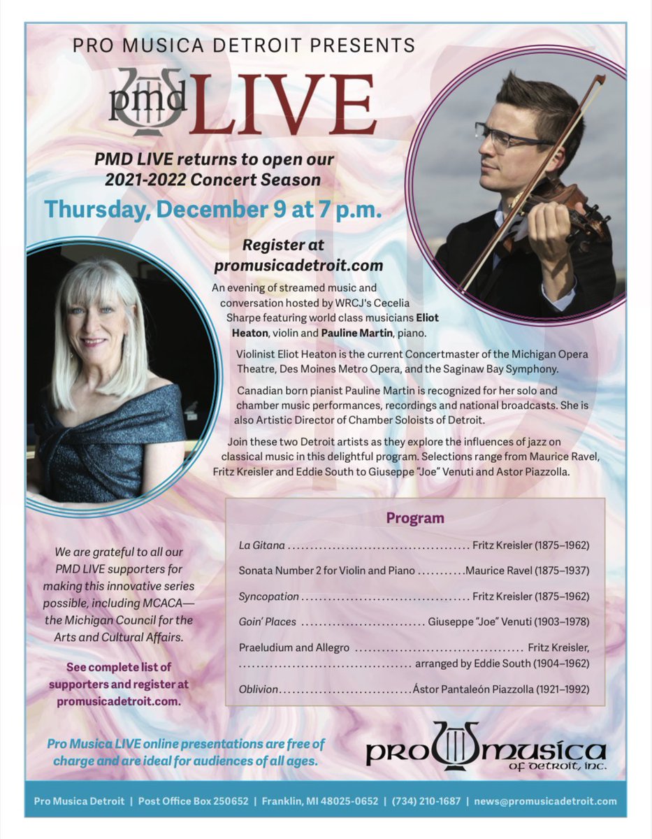 DetroitMediaPro's tweet photo. A new season, a new guest, some shiny new cameras! Come check out ProMusica Detroit LIVE this Thursday at 7:00 PM! @ProMusicaDET https://t.co/AQ2q7MSplV