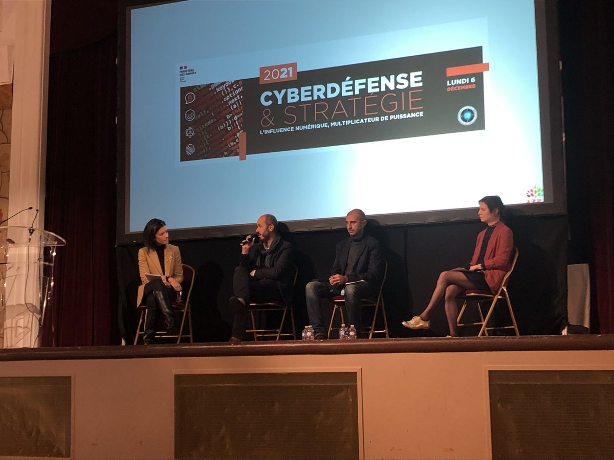 C’est aujourd’hui ! 📅 Le séminaire Cyberdéfense &amp; Stratégies : « l’Influence numérique, multiplicateur de puissance » se déroule en ce moment au Cercle national des Armées.