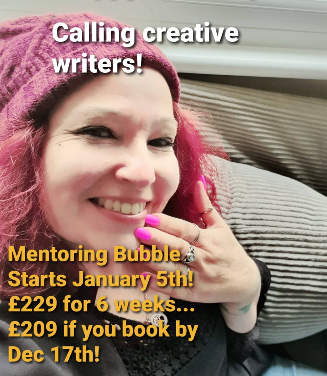 DebzHobbsWyatt's tweet photo. Calling Short Story Writers and Novelists! Next mentoring bubble starts January 5th. 6 weeks: £229, but discount if you book early!  Email writer@debzhobbs-wyatt.co.uk to reserve your place! https://t.co/pfz6MpBvpQ