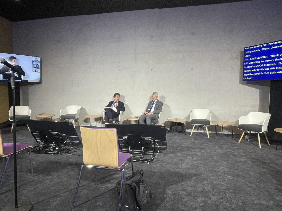 AmbNum's tweet photo. ‘The #PoA will contribute to elevating the global level of cybersecurity as an effort complementary with the #OEWG’s work’ #IGF2021 #ProgramOfAction https://t.co/O8FANkZrSI