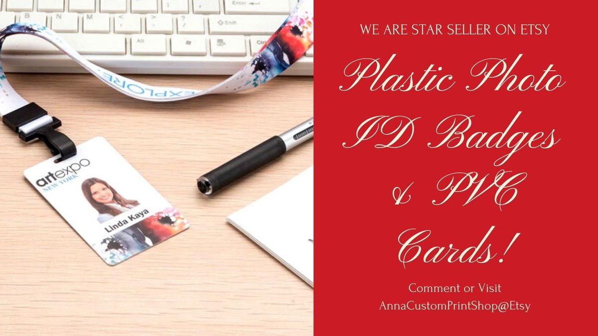 AnnaPrintShop's tweet photo. Get your custom plastic PVC ID card. Customized with your logo.
#badge #photoidcard #customizedwithlogo #pvc #Plastic #employees #employee #ideas #etsy 
https://t.co/ppZKgeTjp1 https://t.co/VrQaQw7abG
