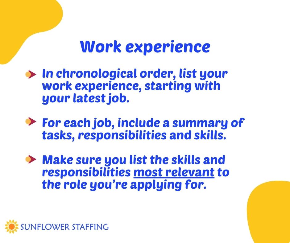 SunflowerStaff1's tweet photo. Your CV is usually the first piece of information a potential employer receives about you, so it should be relevant to them and the role you are applying for. 
You may need to adapt your CV to each new job you apply for. It should contain the following across 2 A4 pages ➡️ https://t.co/MgDmlb46QA