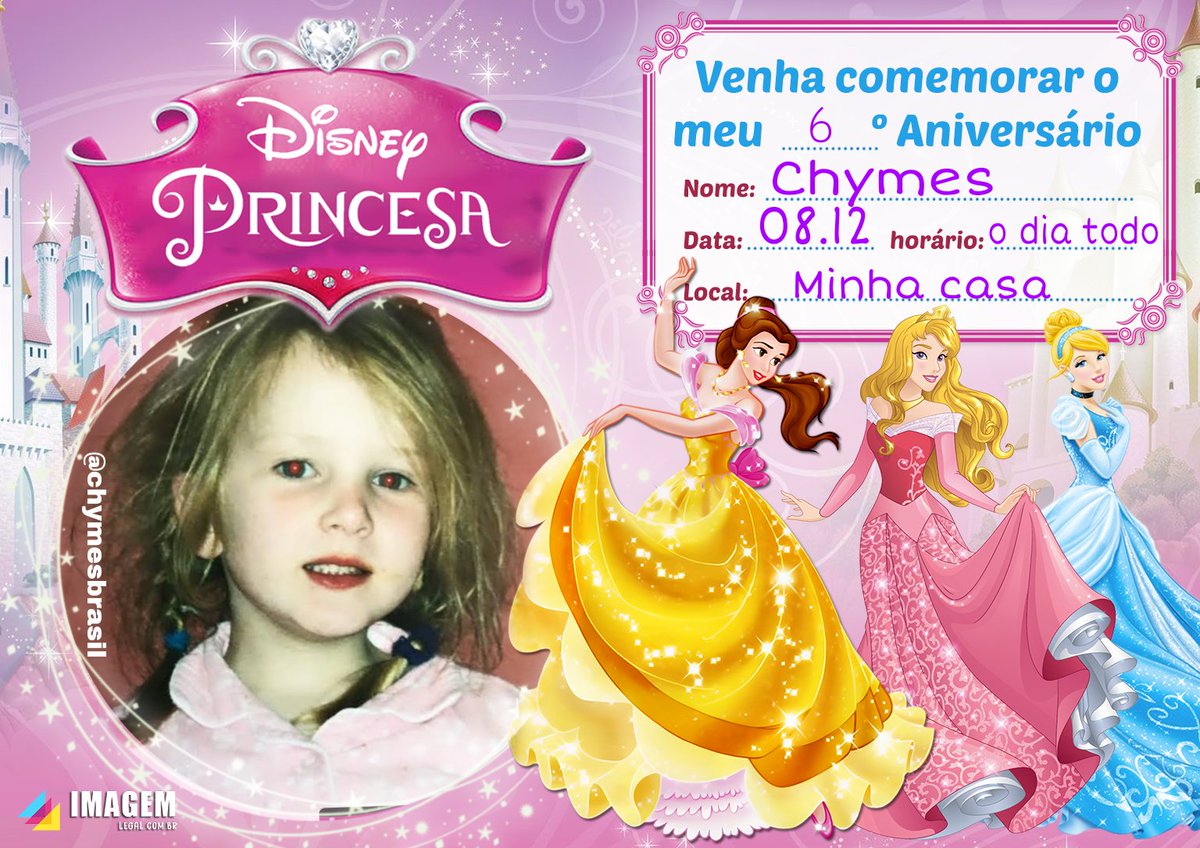 ChymesBrasil's tweet photo. 💌|| Bom dia!!! Essa semana é uma semana muito especial, pois temos o aniversário da nossa linda princesa, Chymes!👸🏼💗

Uau! Ela vai fazer 6 anos? Crianças crescem muito rápido, não?🤭

Estão todos convidados!! https://t.co/CclnzkxuSo