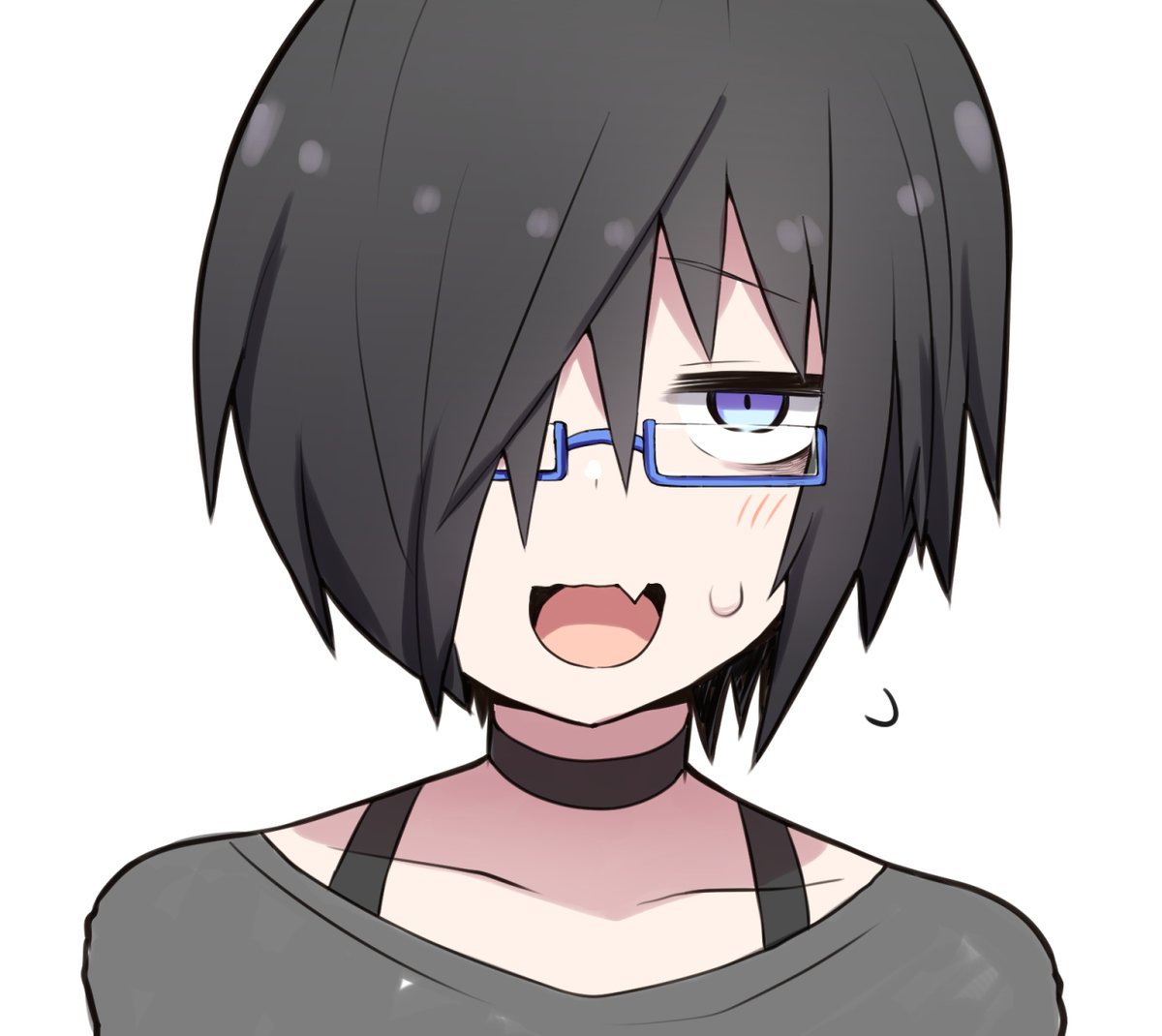 「メガネ～ 」|リプルのイラスト