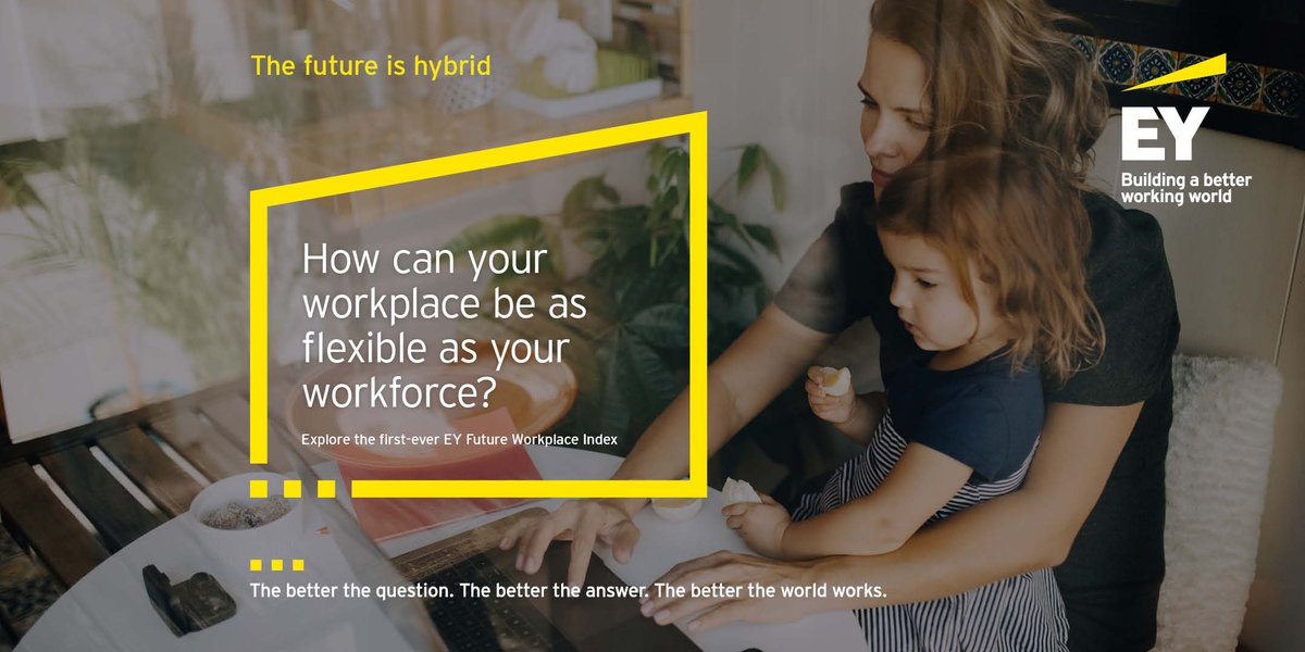 EY’s first ever Future Workplace Index confirms: the events of the past two years have profoundly and permanently changed the way our world works. Download the report now. 
ow.ly/1LMo103cq3i