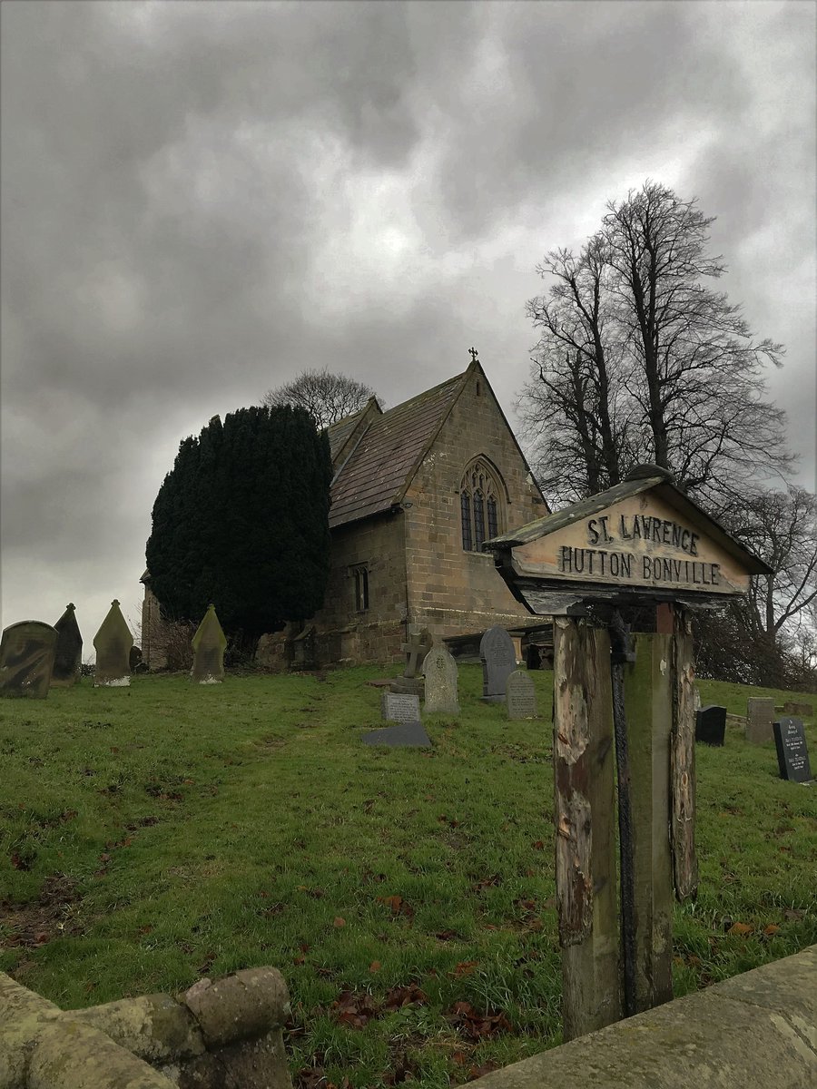 MJandCoYork's tweet photo. Pretty but a bit bleak today. @friendschurches #huttonbonville #stainedglass #leadedwindows #restoration #conservation #greyskies #church #steelwindows #windowprotection https://t.co/7VLS0kVC44