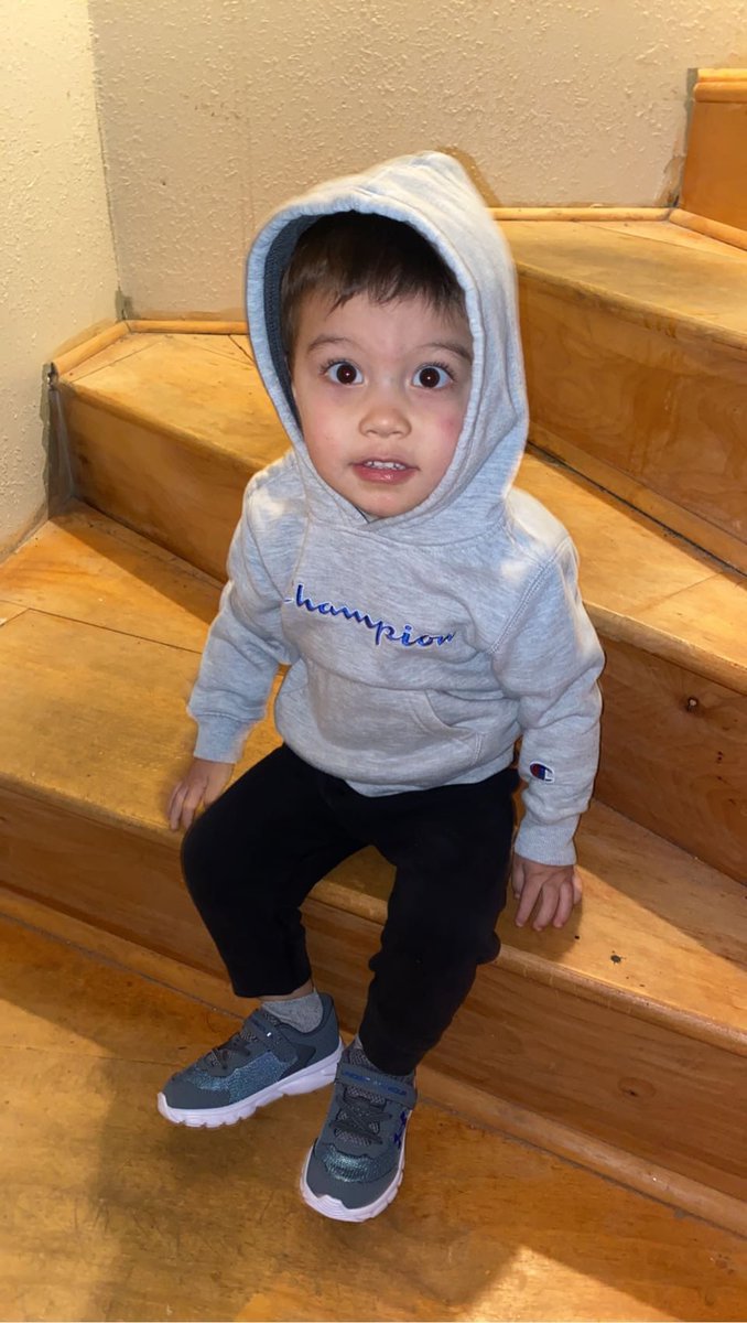Isaac81Shelton's tweet photo. My babies 1st day of daycare ❤️ (pls stop growing) 🥲 https://t.co/q1wCphUftQ