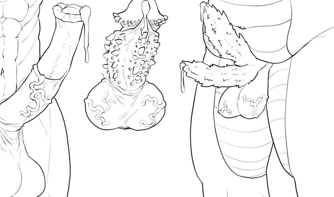 人外グロチンポの希望が来てるからってやりたい放題で描いたらイボイボキモくなっちゃってわろてる
チンポ描くのたのし〜♪ルン♪ 