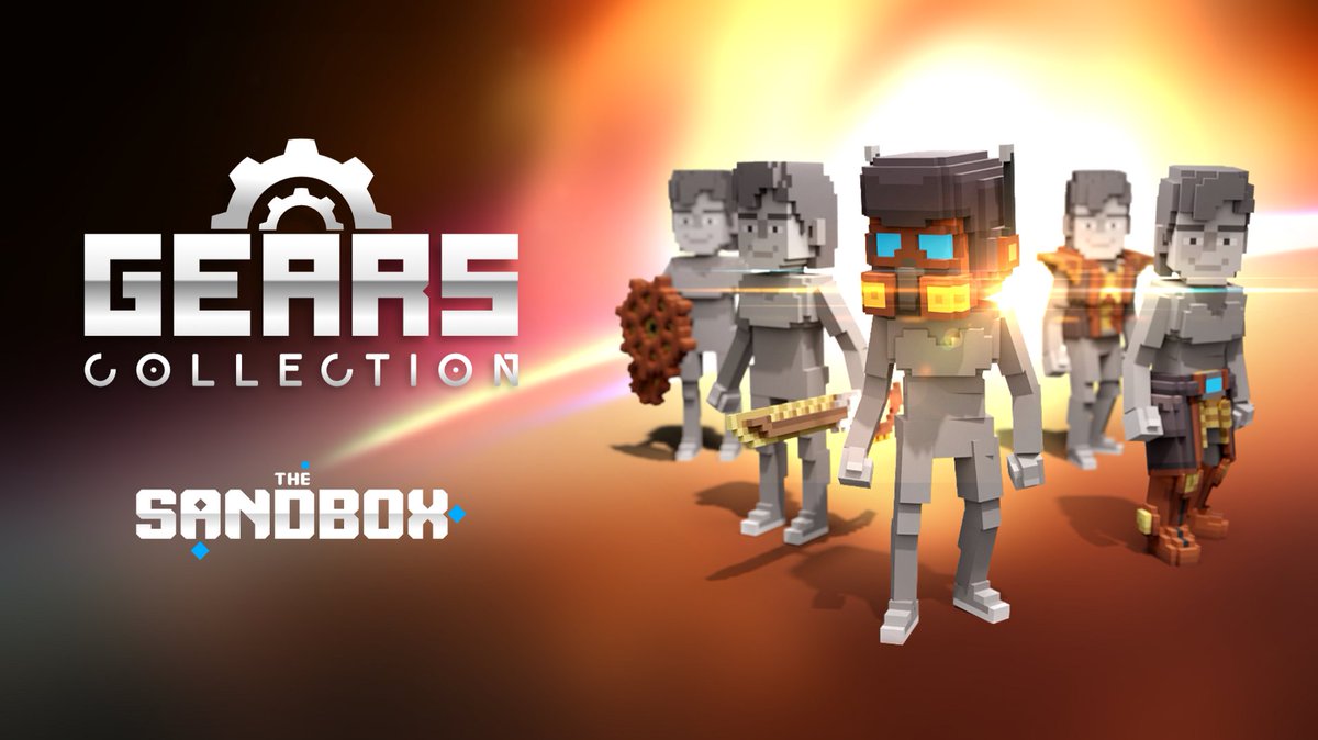 TheSandboxGame's tweet photo. ⚙️ Gears Collection - Crafted to endure the dangers of the #Metaverse, these gears will be your best ally in the wild!

🛒 https://t.co/X71dnazPCe https://t.co/9UPYeg5zzt
