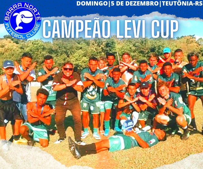 Vapo neles ! Barra Norte campeão da Levi CUP em Teutônia-RS. #ÉoBarra