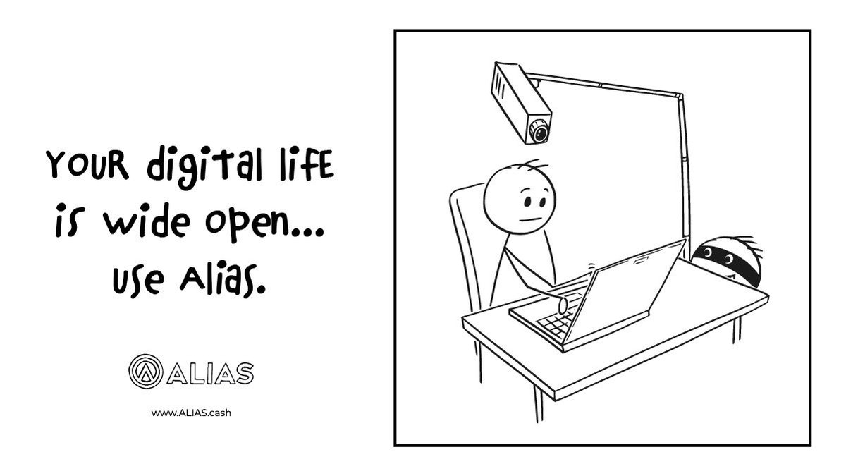 ALIAS_Cash's tweet photo. Your digital life is WIDE OPEN... use #ALIAS.
Total #UserDataProtection on desktop and on mobile for #Android!
Private send, spend, earn and your IP is also protected.
See all the features of this coin - https://t.co/yqPRmNTllg
#FinacialFreedom #ProofofStake https://t.co/BwpPxc7955