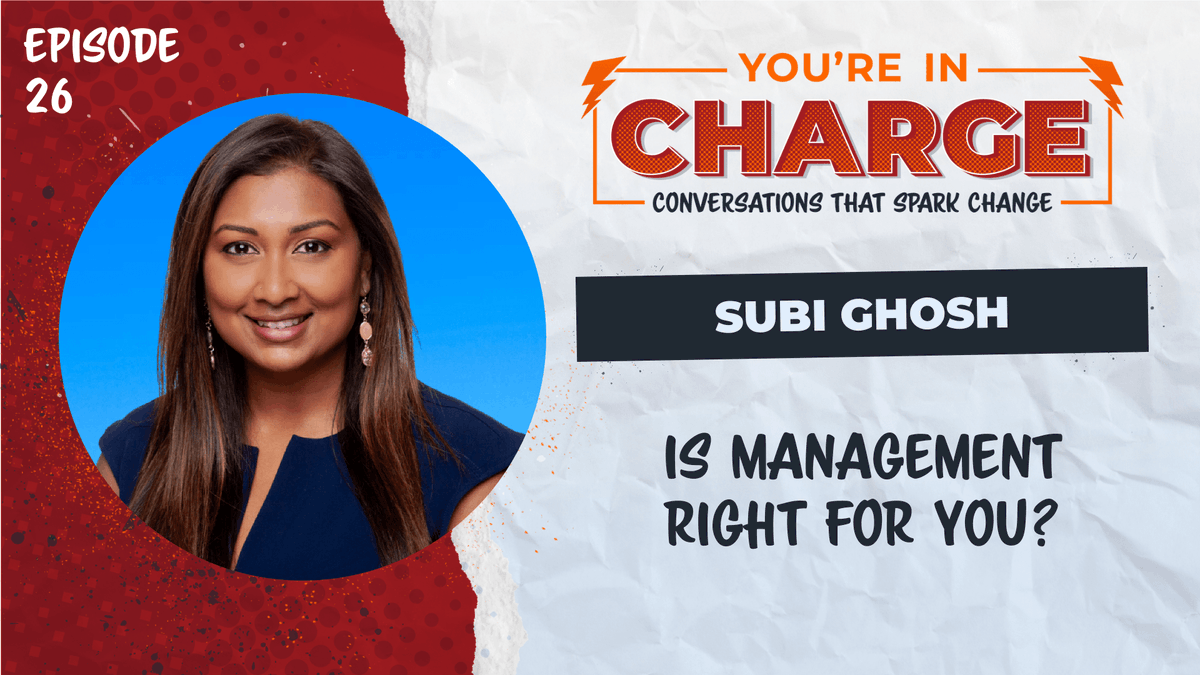 GlennPasch's tweet photo. We all think management is a great step in our career. But what if it isn't? 
Have you ever asked the question that @subi101 shares on this episode?
A great conversation

https://t.co/5NttyFYGsj https://t.co/YucAApdDxY