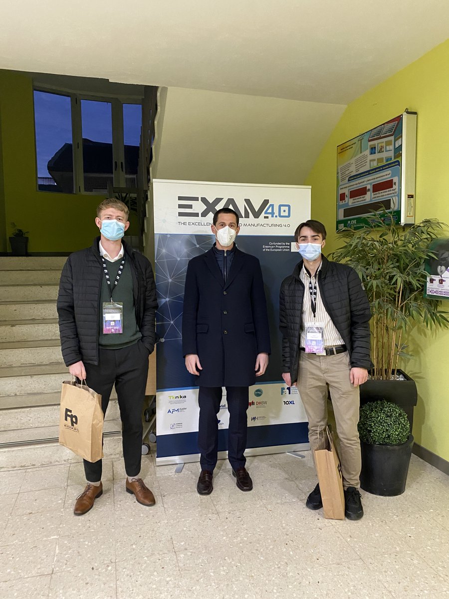 Some of our staff visit the International Basque VET Congress in San Sebastian last month. An interesting and informative conference! They also took the opportunity to meet up with the project partners in EXAM.
#EXAM4point0
#lifelonglearning 
#Industry40 
#EUVocationalExcellence