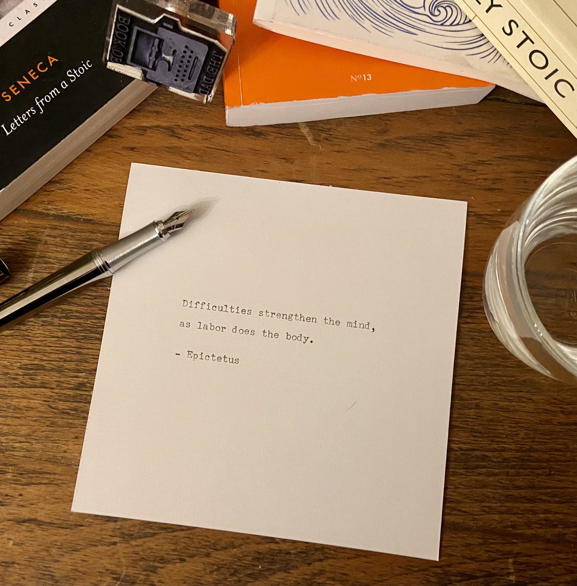 Difficulties strengthen the mind,
as labor does the body.

- Epictetus 

#affirmation #mondaythoughts #stoicism #positivity 

etsy.me/2FscJJM
