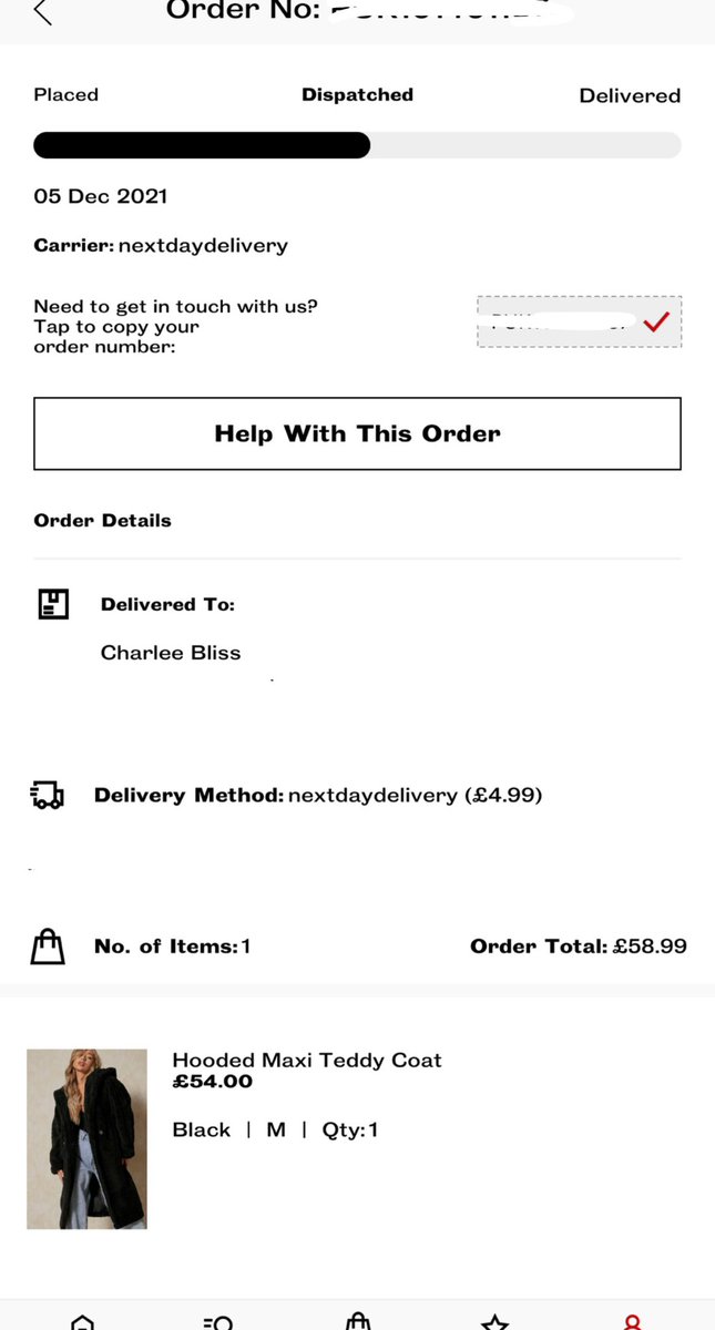 charleebliss_'s tweet photo. Imagine ordering a nice winter hooded teddy coat and receiving a fucking dress 🤣🤣🤣🤣 #customerexperience #misspap @misspap_help @misspap #fail https://t.co/H80fHytrS7