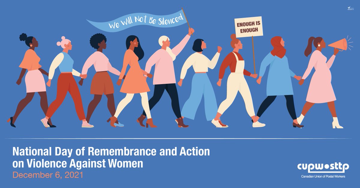 cupw's tweet photo. We Will Not Be Silenced
https://t.co/J8RF0jvKDq #dec6 https://t.co/g9EMg5FUQ2