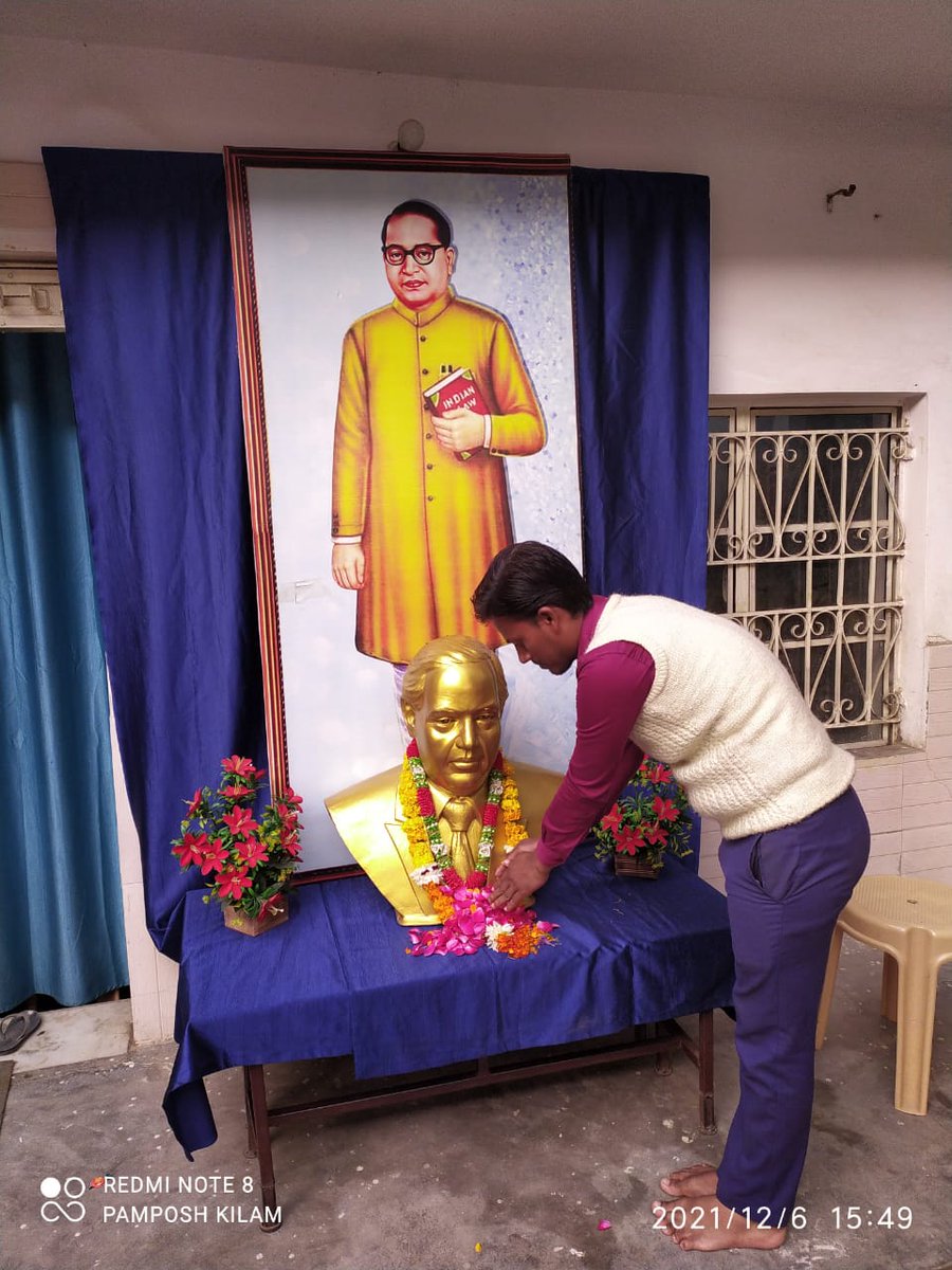 igmrihapur's tweet photo. IGMRI, Hapur Staff payed floral tributes to principal architect of Indian Constitution Dr. B. R. Ambedkar on Mahaparinirvan Diwas. 
#AmritMahotsav #IGMRI @fooddeptgoi @PIBConsumerFood https://t.co/95isc4jGh0