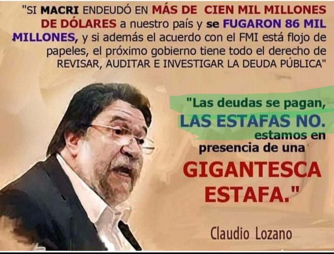 hipotecadosuva's tweet photo. Las estafas no se pagan, la #UsuraUVA tampoco, #Macri dejo a mas de 100 mil familias atadas al sistema financiero, usted como director del banco nación tiene la posibilidad de que las familias podamos salir de la usura #HipotecadosUVA @Lozano_Claudio https://t.co/9IU0g4kZEa