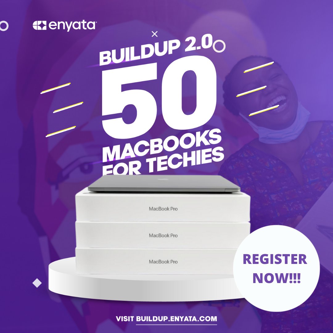 ENYATA BUILDUP UPDATE 🔔

Registration for #BuildUp2 is now open. Visit bit.ly/enyatabuildup to start!