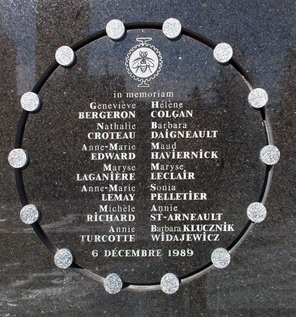 EndingViolence's tweet photo. Today is #December6 the National Day Remembrance &amp; Action on Violence Against Women. On December 6, 1989, 13 women-engineering students &amp; 1 woman-administrator at l'École Polytechnique de Montréal were victims of #femicide, an act of misogynist anti-feminist violence. #16Days https://t.co/zq1Ft1o0qw