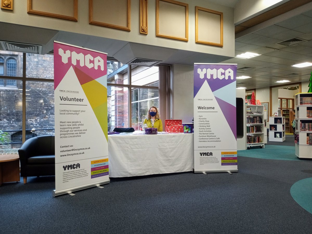 YMCALincs's tweet photo. We've been in @lincslibraries today advertising our #volunteering opportunities across #Lincolnshire.

For more information on how to boost your CV, meet new people and make a difference, email volunteer@lincsymca.co.uk. 📩

#YMCA #volunteer https://t.co/UutLAjX6hS