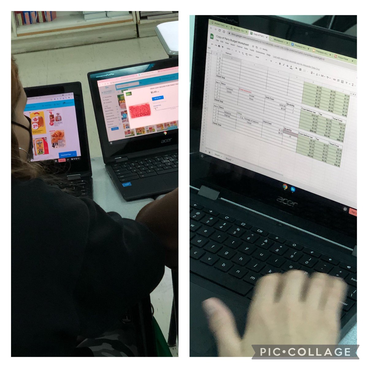 Julia Fournier (@fournierlbp) on Twitter photo Coding spreadsheets to calculate automatically to plan a party using a budget sheet <a href="/LBPearsonOCSB/">Lester B. Pearson Catholic High School</a>  #codeweek #codeOCSB Coding spreadsheets to calculate automatically to plan a party using a budget sheet <a href="/LBPearsonOCSB/">Lester B. Pearson Catholic High School</a>  #codeweek #codeOCSB