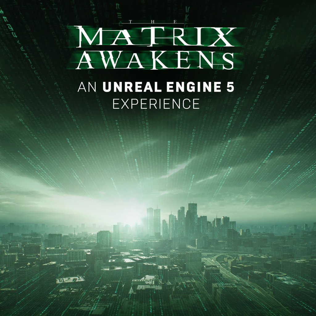 PlayStationFR's tweet photo. Préchargez gratuitement #TheMatrix Awakens - Une expérience Unreal Engine 5 sur PS5 et plongez dans la matrice le 10 décembre avec une cinématique et une démo technique en temps réel : https://t.co/2MKRgFxrDH https://t.co/aVVscrsMYt