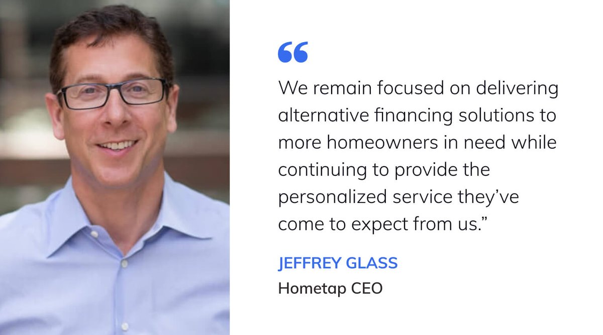 We're thrilled to announce Hometap has raised $60M in our latest funding round! We're heading into 2022 with our sights set on growing our passionate team and helping more homeowners make the most of their home value. #hiring hometap.com/press-release/…