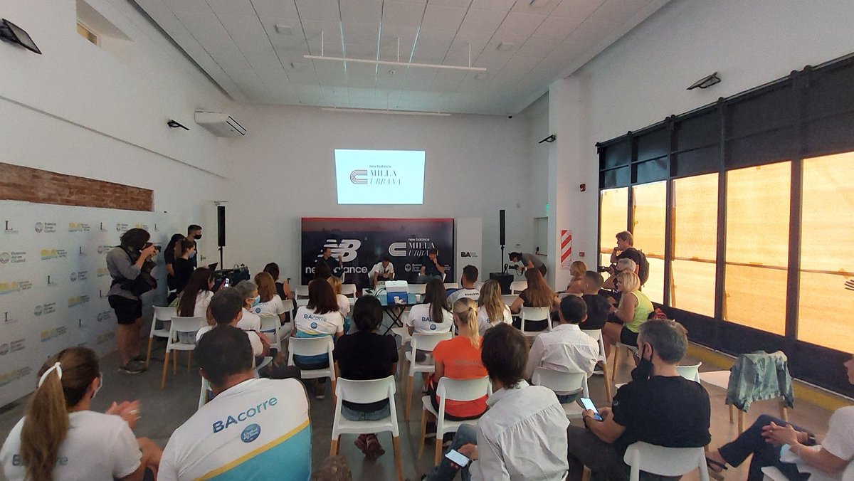 DeportesBA's tweet photo. Esta mañana en el Museo de Arte Español, ubicado en el barrio porteño de Belgrano, se realizó la presentación de la edición 2021 de la #MillaUrbanaBA. La misma largará desde el Obelisco este domingo 12 de diciembre a las 8 horas. https://t.co/4XTG6zUhvF