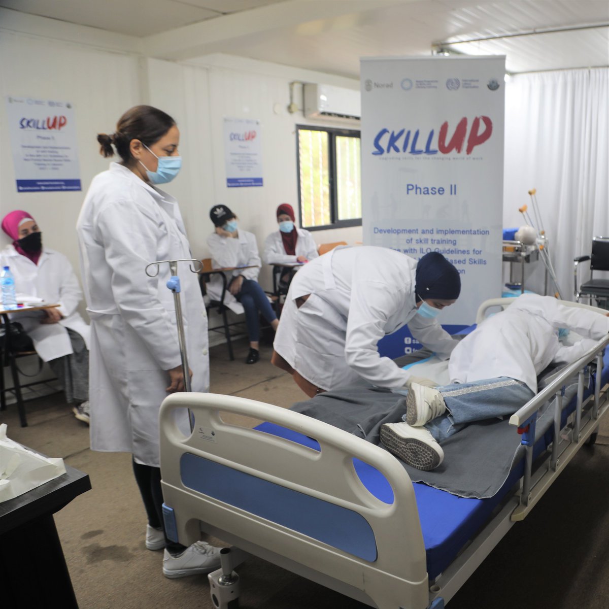 FondationSafadi's tweet photo. In partnership with ILO, Safadi Foundation is training 20 youth in elderly home caregiving, including post-COVID-19 care, at SAVOTEC centre in Tripoli. The training has been delivered under Skill-Up Lebanon (Phase II) project financially supported by NORAD.
@ilo https://t.co/NzkRlT3UOT