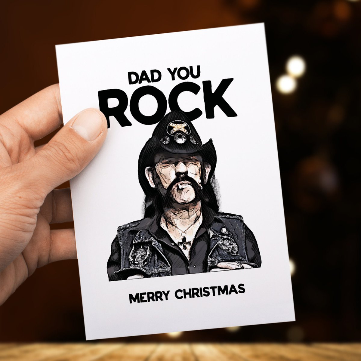 HighFivePrints's tweet photo. Excited to share the latest addition to my #etsy shop: Dad rocks - You rock - Christmas Card https://t.co/PVre8A3u5P #white #christmas #red #quirky #funny #christmascard #dadrocks #lemmycard #lemmychristmas https://t.co/UOlvgC801p
