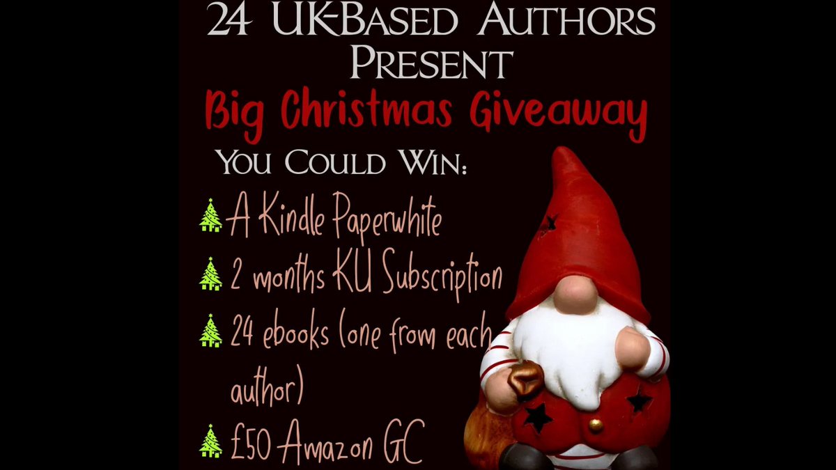 🎄UK Authors #Christmas #GiftAway for UK Readers. 24 UK Authors have joined together to make ONE UK readers Christmas extra special and to say thank you for all your love and support throughout the year.
To enter you need to follow this link here ➡️ bit.ly/XmasKindle