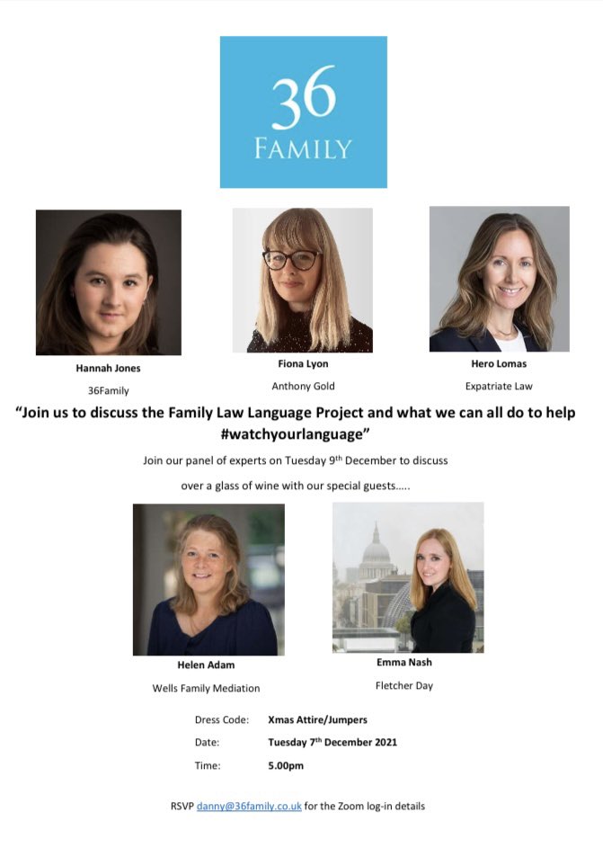 *FLL EPISODE 3: The Family Law Language Project* “primary carer”, “custody”, “common law wife”, “dispute”, “non-molestation”, what words and phrases do you find problematic in family law? This project needs your input so please join us tomorrow at 5pm 🥂#watchyourlanguage
