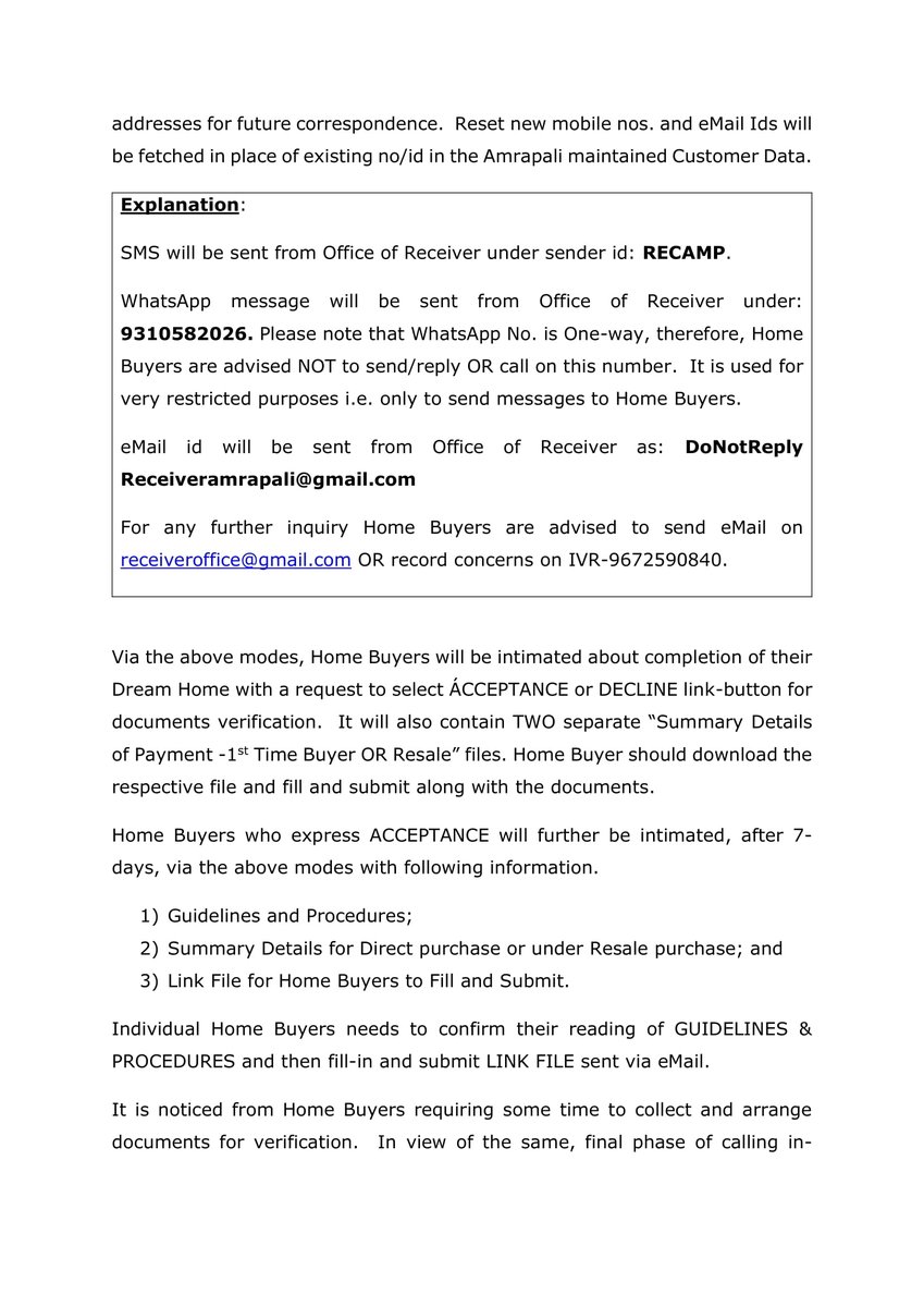 amitguptaHR's tweet photo. Congratulations to our fellow #ACPBuyers of Block E
With this, ACP becomes first project to start possession of flats completed by @OfficialNBCC  having backed by Hon'ble SC of India thru Ld. Court Receiver and #SBICaps  #AmrapaliBuyers https://t.co/kVgOBjbPTu