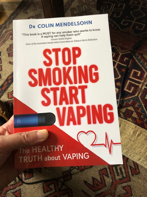 ChaunceyGardner's tweet photo. My copy of @ColinMendelsohn's book, "Stop Smoking Start Vaping" just arrived.  Thank you for writing this book that will save thousands of lives Dr. Mendelsohn!
https://t.co/RMA1TRT2sb https://t.co/D6UWF3qx0Z
