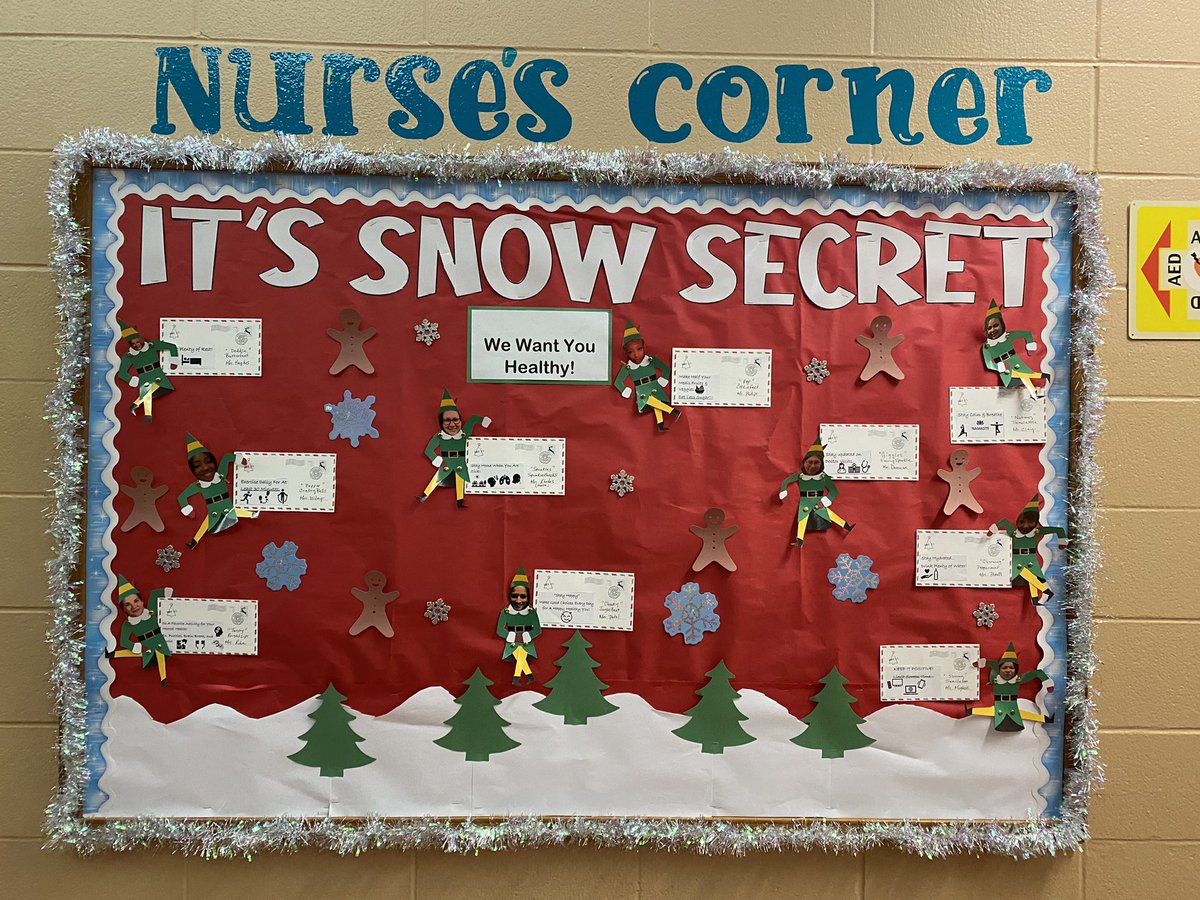 HealthyBroncos's tweet photo. The BPE Office Elves say stay healthy this holiday season! https://t.co/M4zqxfEm4P
