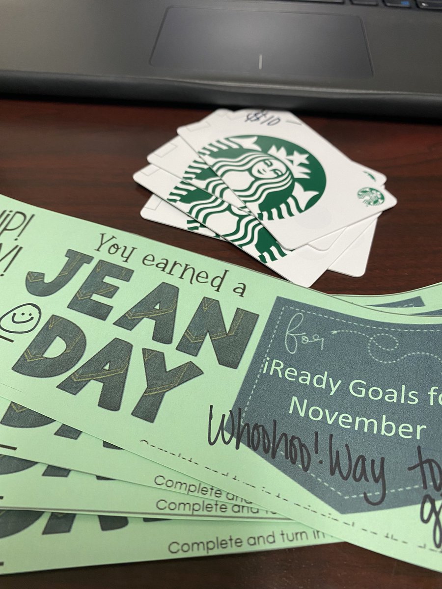 KayDeLoach24's tweet photo. Delivering jean day passes and Starbucks gift cards to our November iReady grade level leaders! Shout out to Mrs. Bailey, Ms. Baugh, Mrs. Reid, and Mrs. Dean for pushing their students to greatness! @MtCarmelElem @MadCoSchools #ReadySetForwardMCSS #willworkforcoffee #mathgoals https://t.co/Y8fBDI3zhV