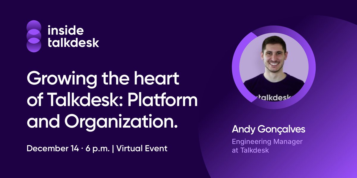 Learn about our teams, #CX technology, and projects. Join us for a special #InsideTalkdesk session. Register today: bit.ly/3DgdBd9