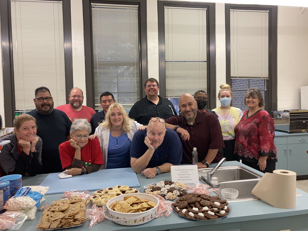 #MBLCHungry thanks to Deana &amp;Erin for adopting MBLC awesome hot cocoa and homemade cookies for staff and students going to be a great day today!